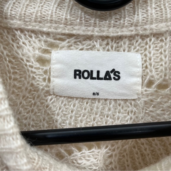Rolla's Laura Sweater Vanilla size 8/ small EUC - Picture 8 of 10